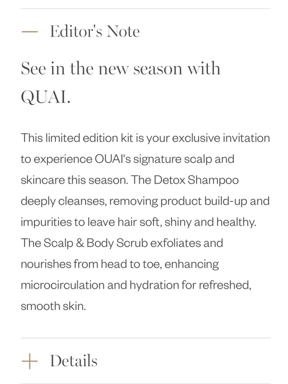NIB: OUAI Scrub It All A-Ouai Set Detox Shampoo & Body Scrub Kit - Picture 9 of 13